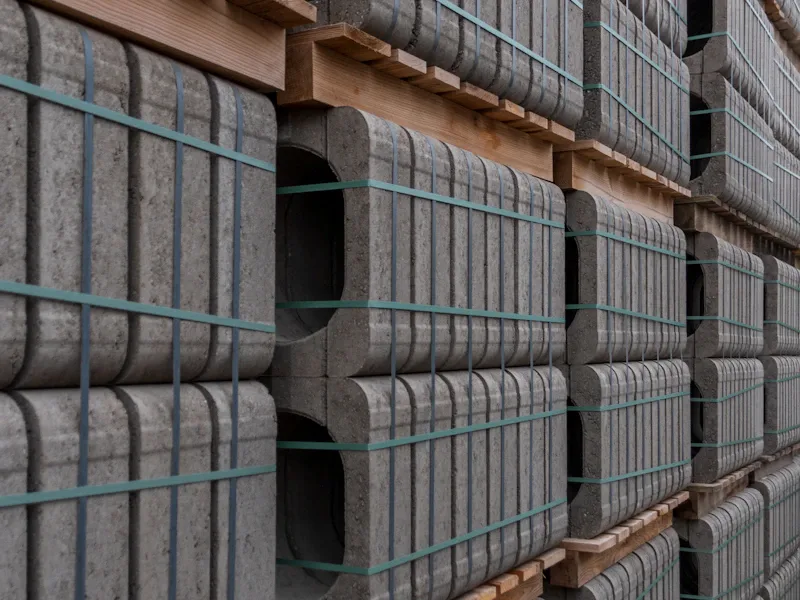 Precast concrete curb sections ready for commercial curb and gutter repair Precast concrete curb sections ready for commercial curb and gutter repair